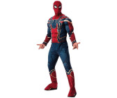Costume Spiderman Classic vestito carnevale adulti uomo completo maschera  tuta 