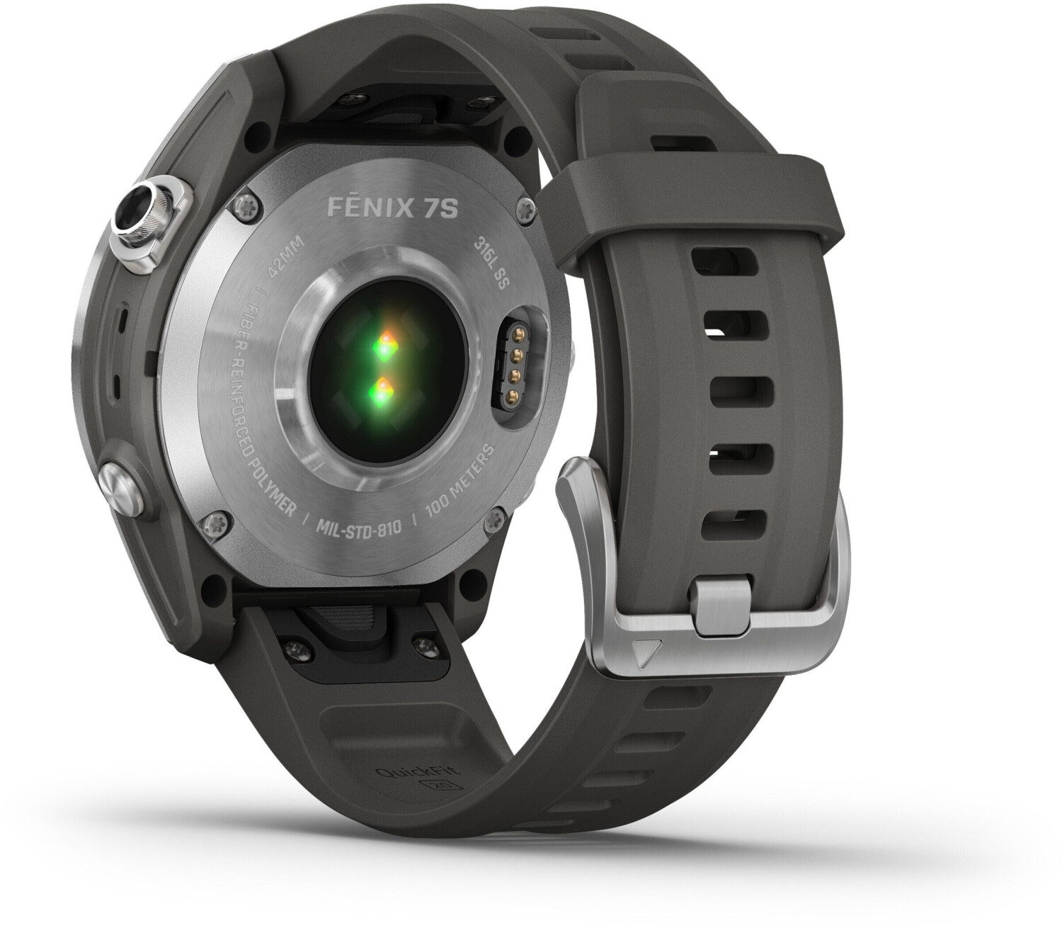 Garmin Fénix 7S Reloj Smartwatch 42mm Plata/Blanco