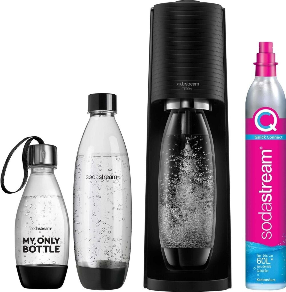 SodaStream Terra advantage pack black