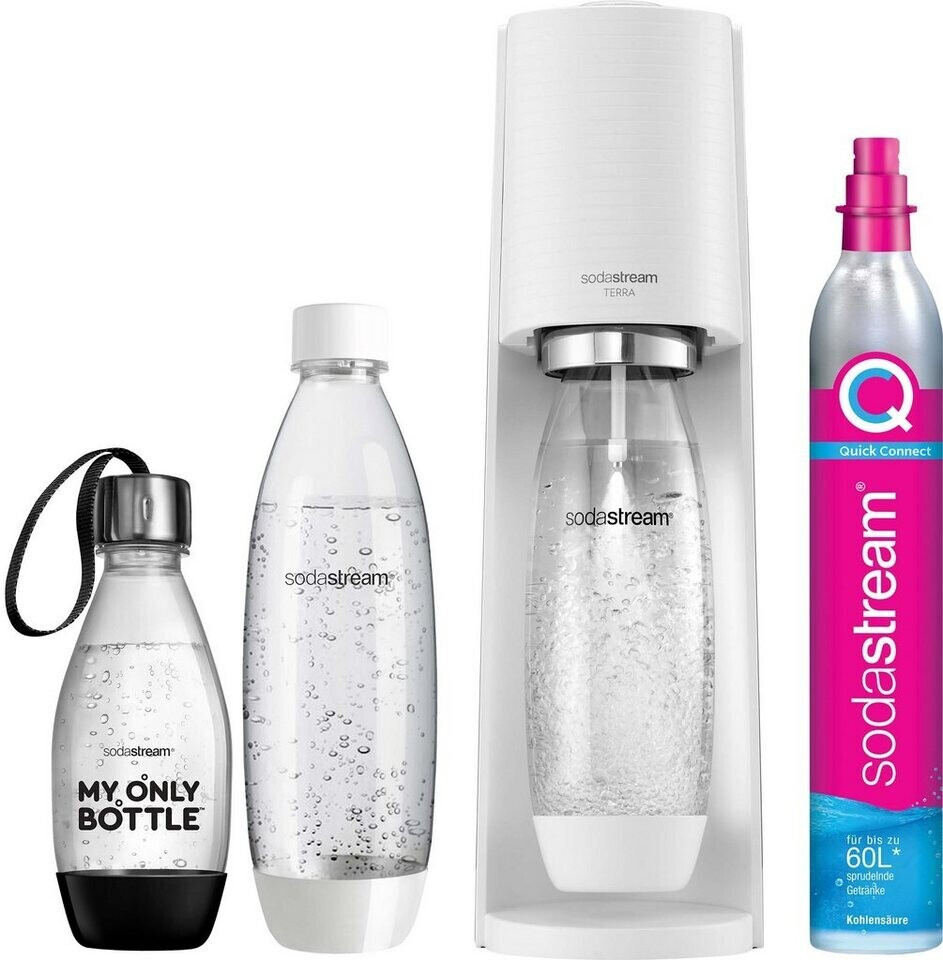 SodaStream Terra Vorteilspack white