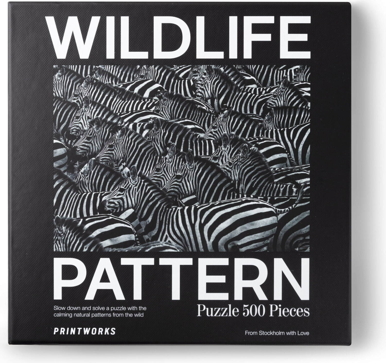 Printworks Wildlife Pattern Zèbre (500 pièces)