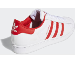 Adidas superstar outlet red and white