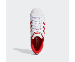 Mens adidas superstar red stripe store