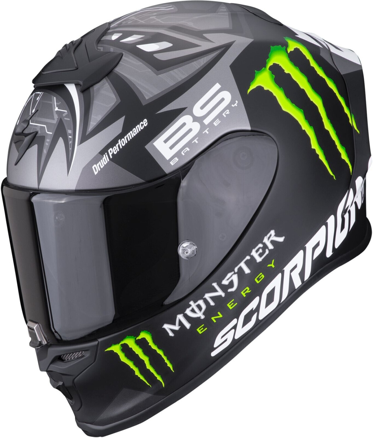 Scorpion Exo R1 Air Fabio Replica Monster noir/argenté