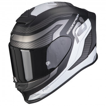 Scorpion Exo R1 Air Vatis noir/blanc mat