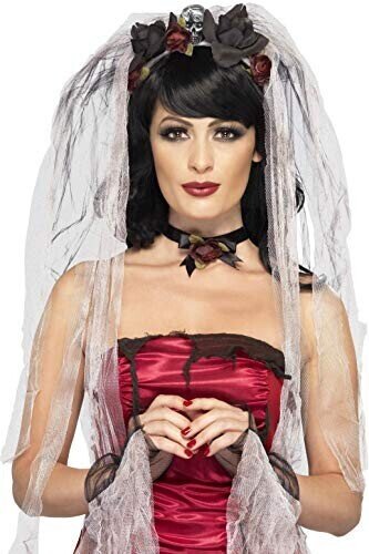 Smiffy's Gothic Bride Accessoire-Set red/black