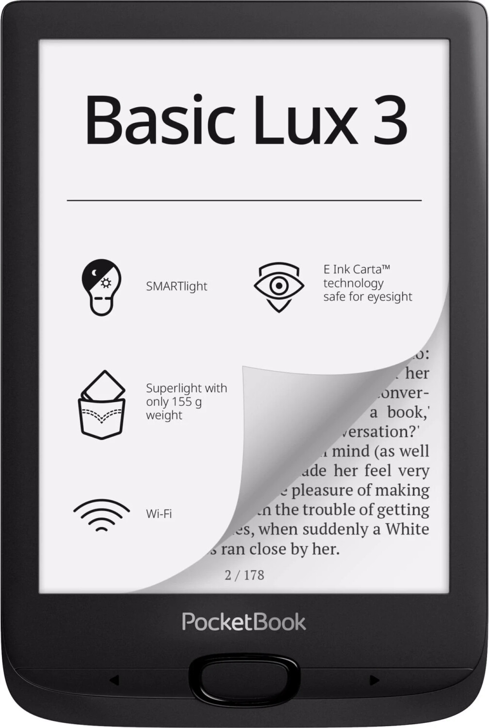 PocketBook Basic Lux 3 Black