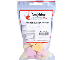 kleine Traubenzucker Herzen✰ 100 g / 5,82 € ✰ 100 kleine weiße Happy Hearts 