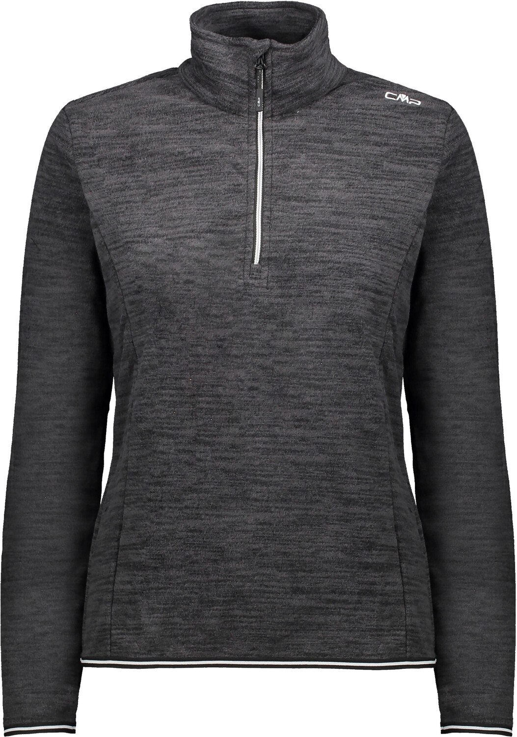 CMP Women's Melange Second-Layer Turtle Neck (30G0496) black melange