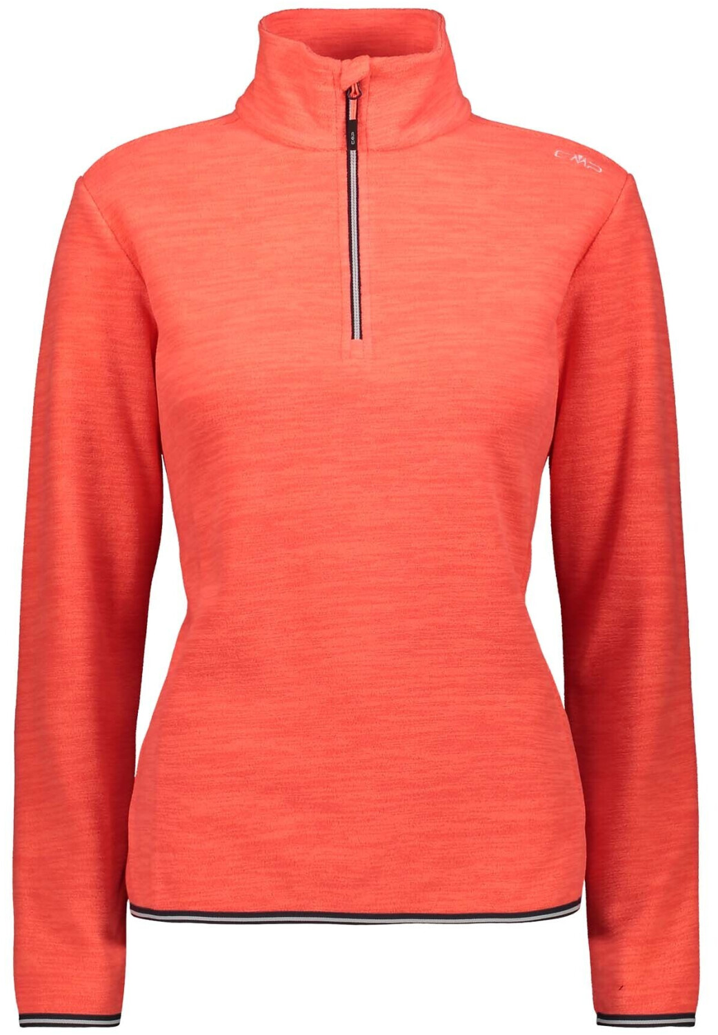 CMP Women's Melange Second-Layer Turtle Neck (30G0496) red fluo