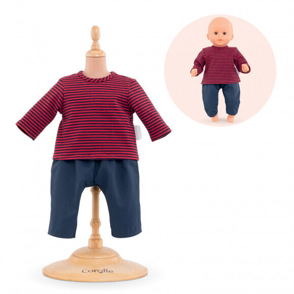 Corolle Marinière et pantalon pour poupon 30 cm