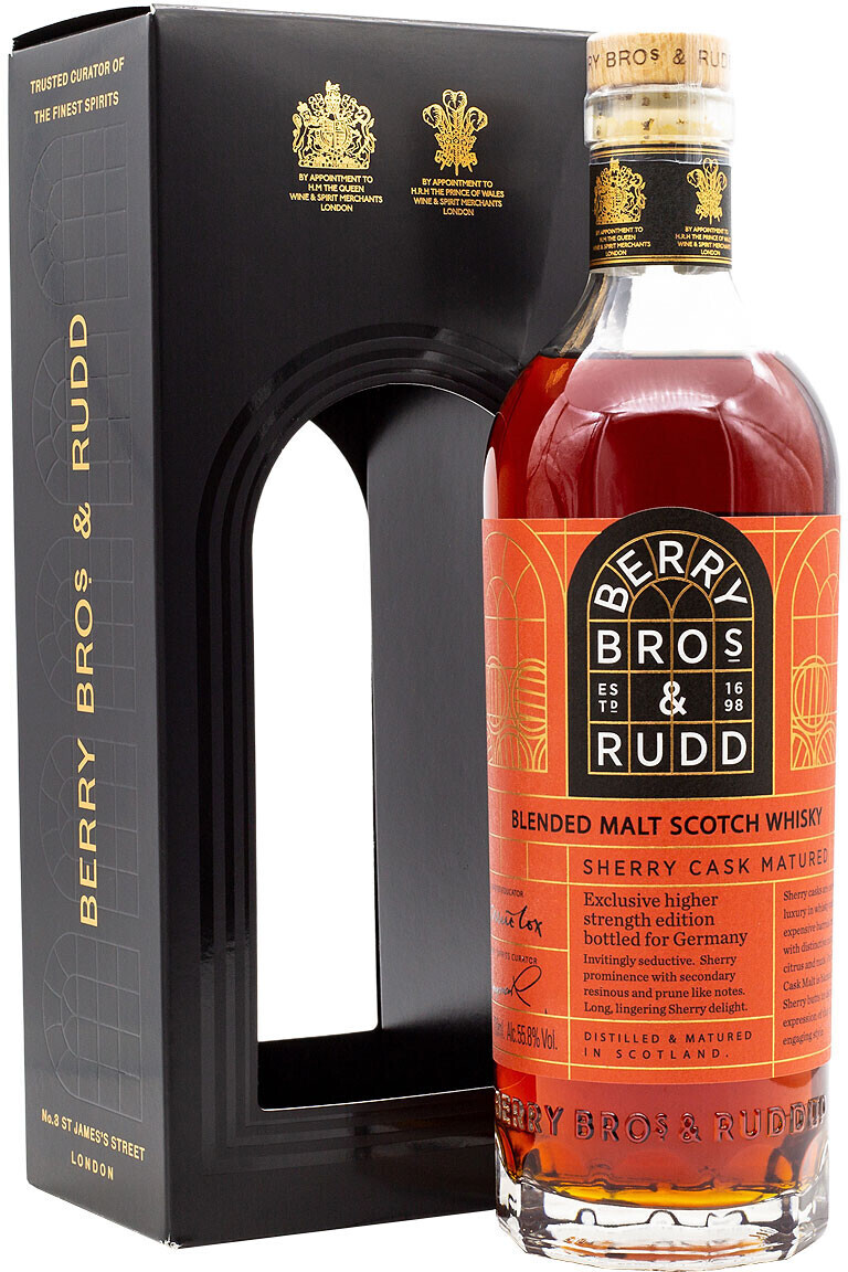Berry Bros & Rudd Sherry Cask Germany Exclusive Blended Malt Scotch ...