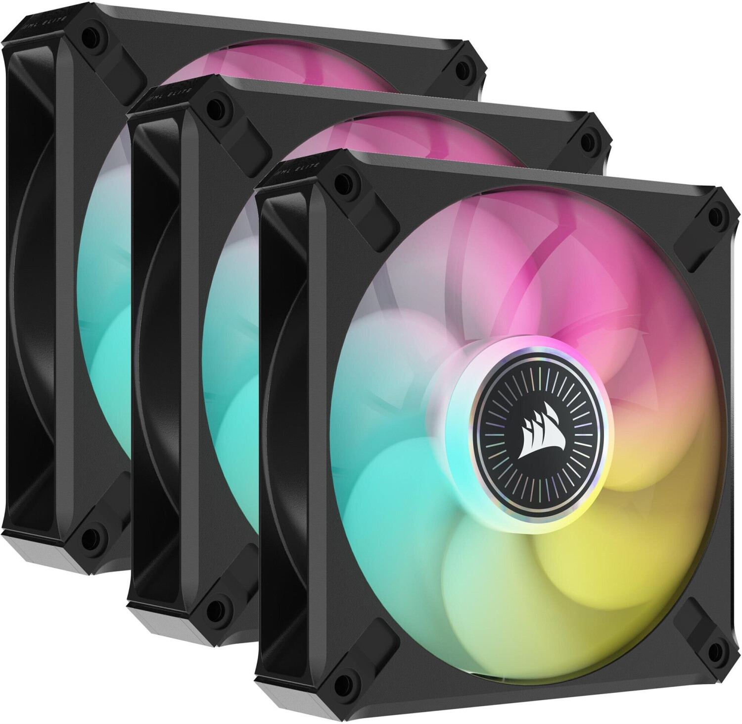 Corsair iCUE ML120 RGB ELITE Black 3-pack