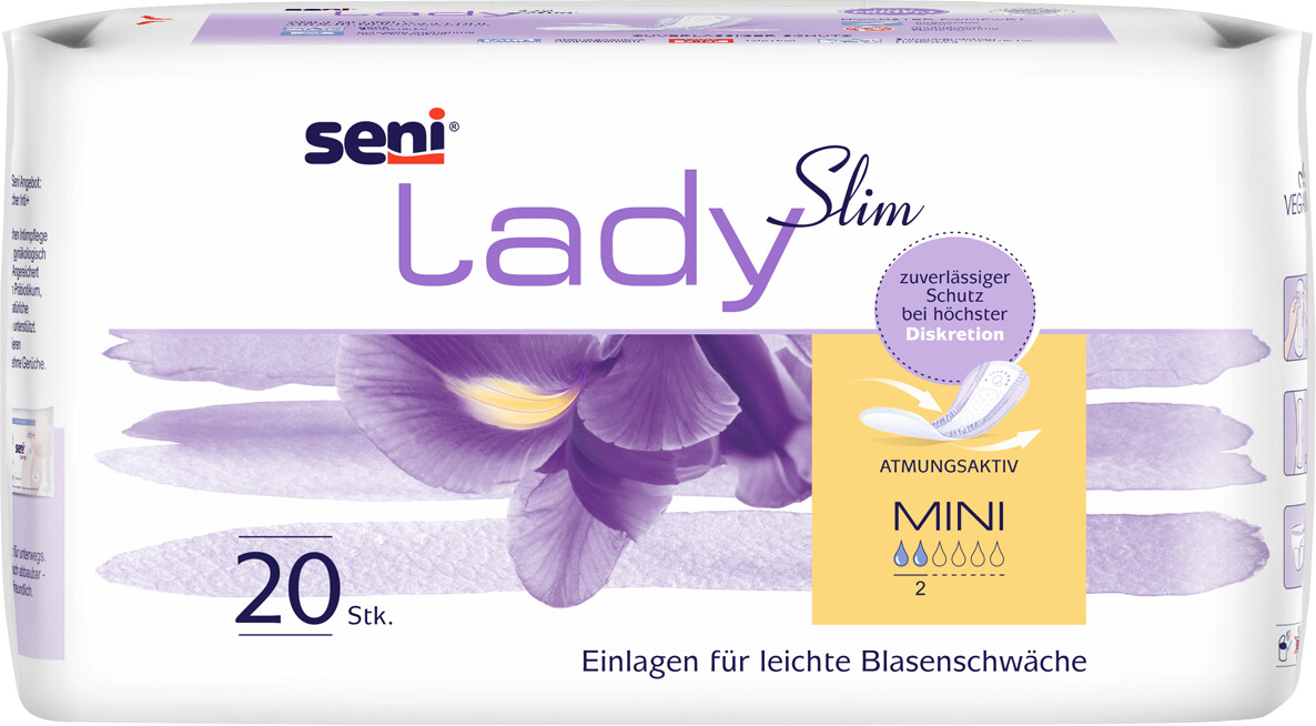 Seni Lady Slim mini Einlagen (20 Stk.) ab 1,99 € | Preisvergleich bei
