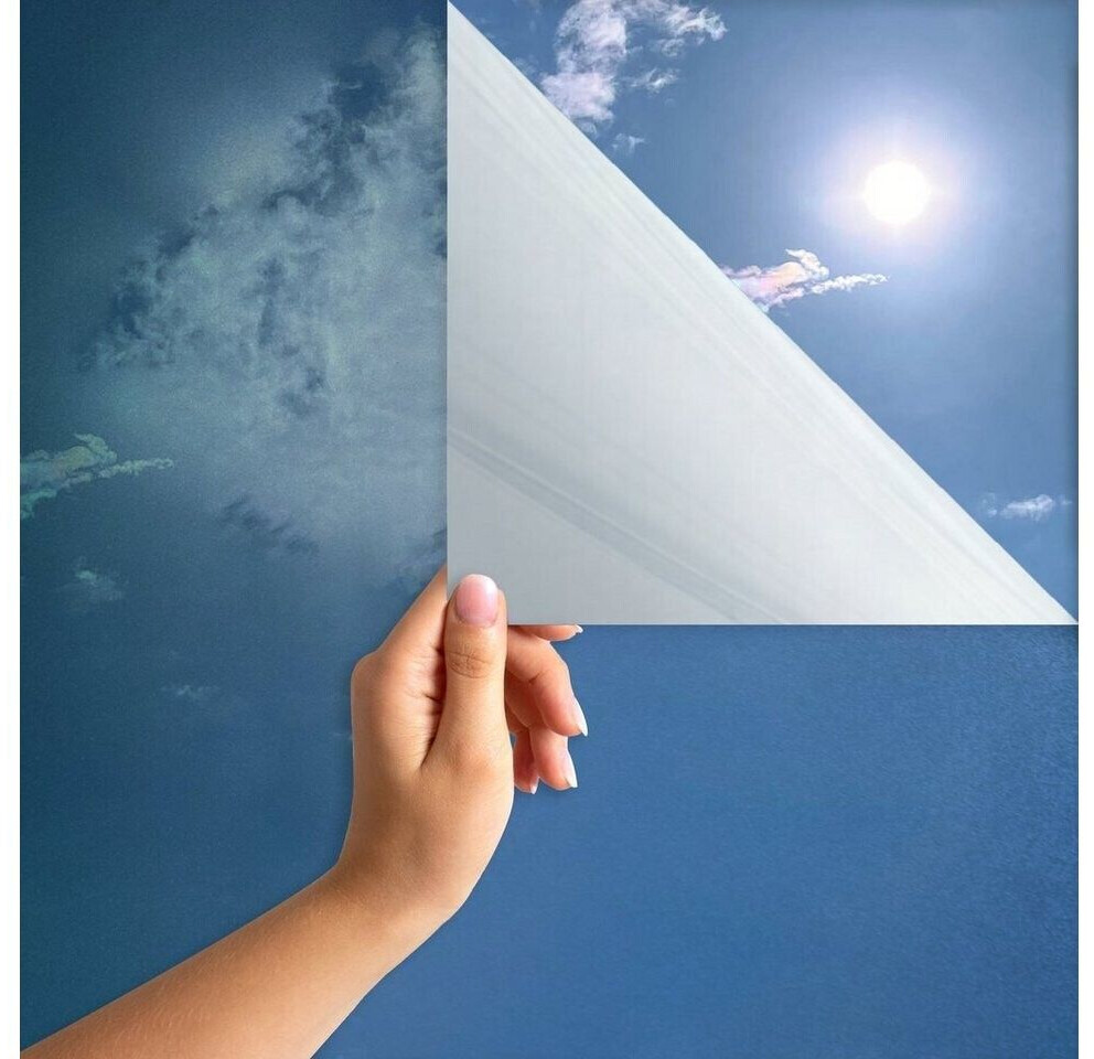 Spiegelfolie Fenster Sichtschutz Sonnenschutzfolie von aussen Blickdicht