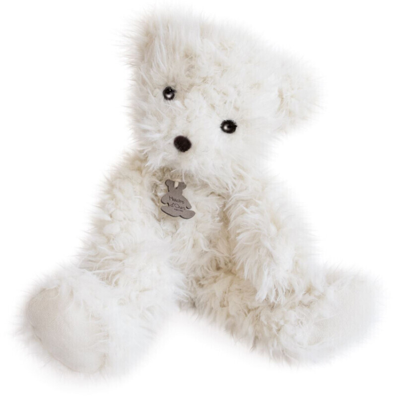 Histoire d'Ours Ours Pompon blanc 40 cm