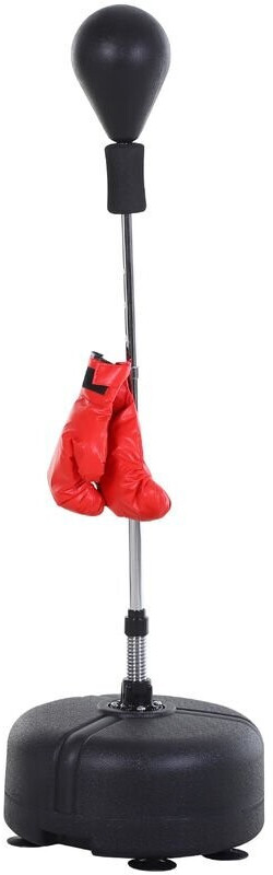 HomCom Punching-ball sur pied noir (A91-097BK)