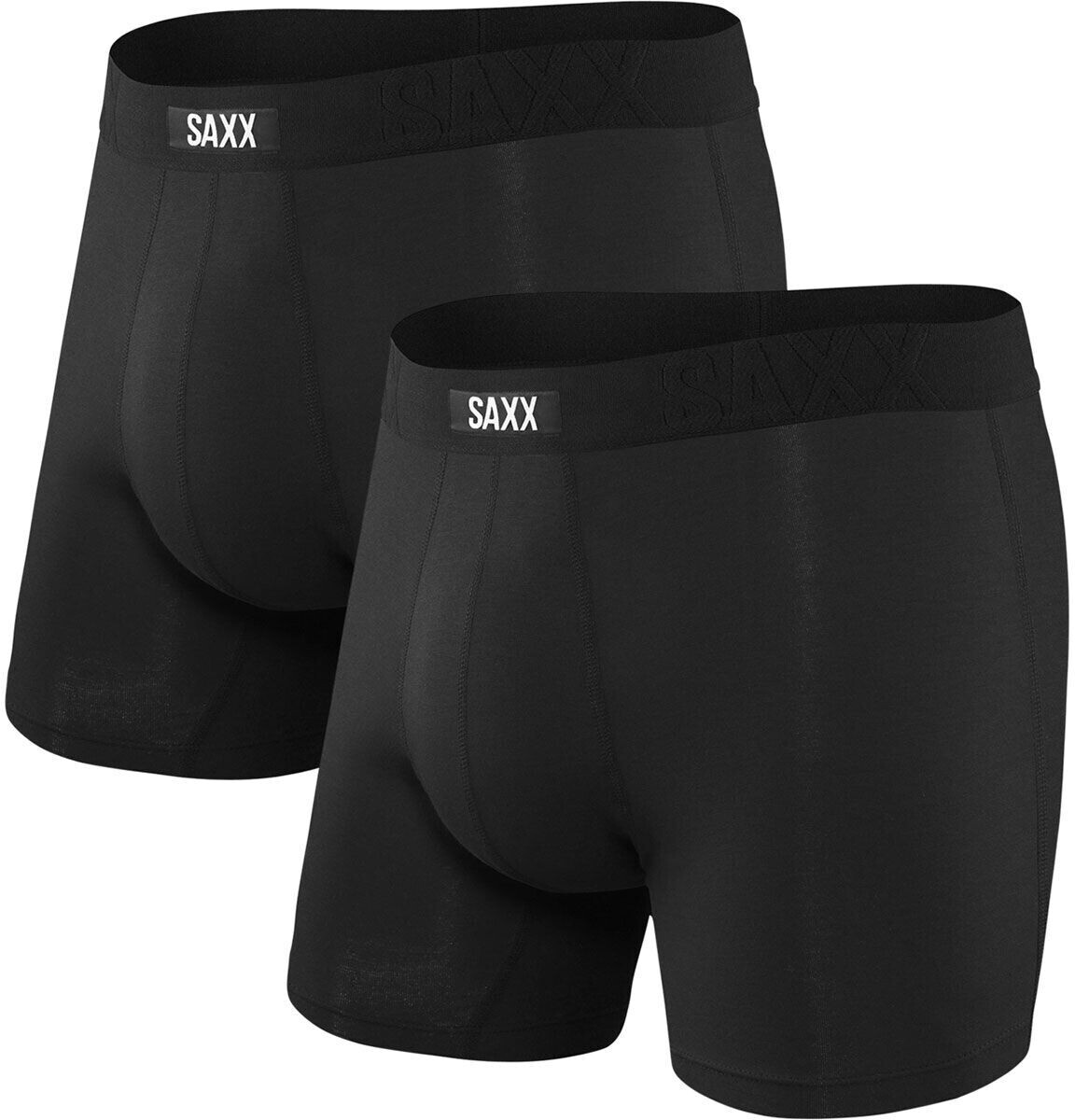Saxx 2-Pack Undercover Fly Boxer (SXPP2C) black-black
