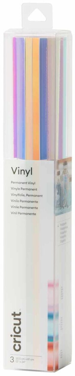 Cricut Holographic vinyl foil opal-pink-blue 30.5x61cm 3 pieces