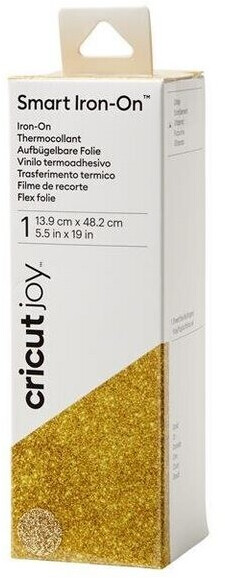 Cricut Joy Smart Iron On Glitter iron-on foil 13.9x48.2cm gold