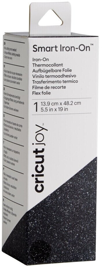 Cricut Joy Smart Iron On Glitter iron-on foil 13.9x48.2cm black