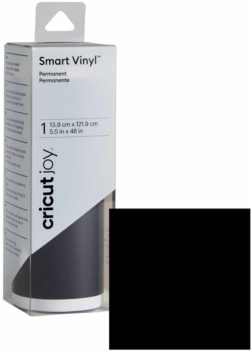Cricut Joy Smart Vinyl Permanent 13,9x121,9cm schwarz ab 8,48 €