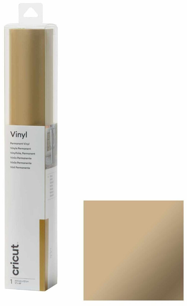Cricut Premium vinyl permanent 30.5x122 cm gold