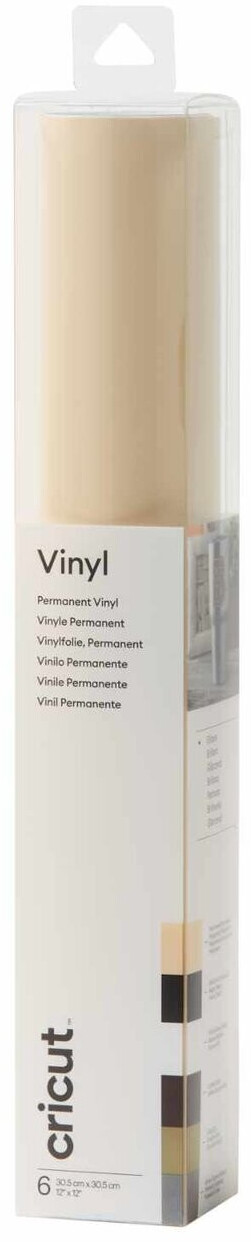 Cricut Premium Vinyl Permanent Basic Mix 30.5x30.5cm 6 pieces
