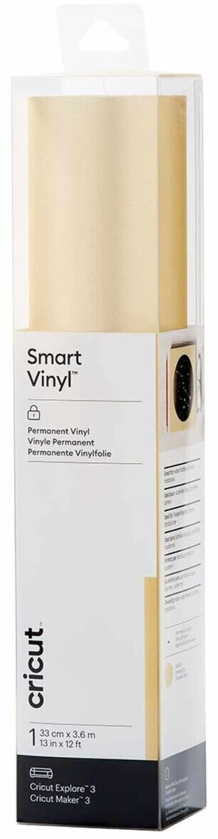 Cricut Smart Vinyl Permanent Shimmer 33x366cm gold