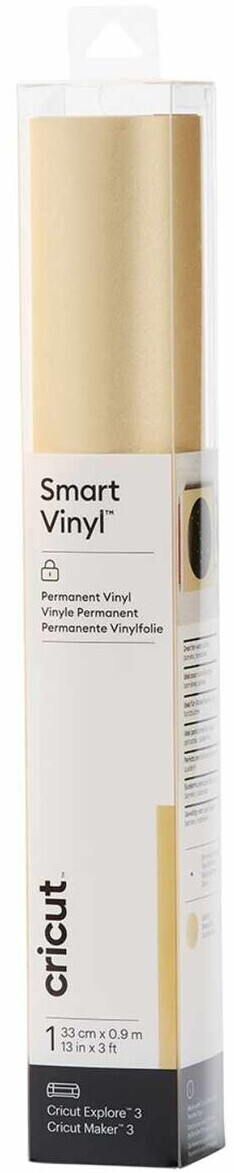 Cricut Smart Vinyl Permanent Shimmer 33x91cm gold