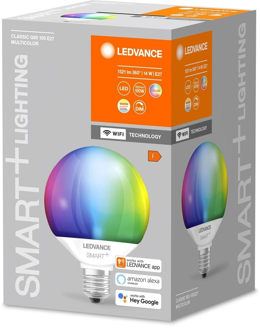 Ampoules Connectées Et Intelligentes, Ledvance Smart+ Wifi E27 14W Classic  Cct X3, LEDVANCE SMART+