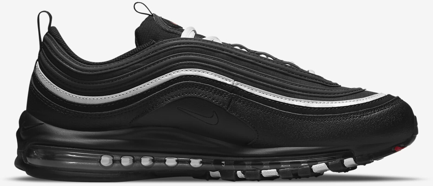Air max 97 black and white red hot sale