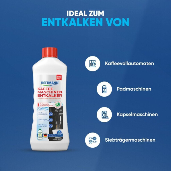 Heitmann Kaffeemaschinen Entkalker (250 ml), Bild 12
