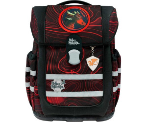 Set Complet Cartable McNeill Ergo - 4 Pièces - Design Finny Turquoise/pourpre - Ergonomique Et Réfléchissant