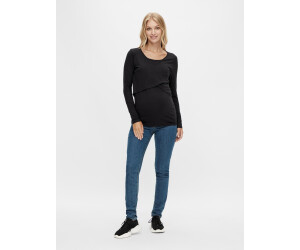O MAMALICIOUS Damen Mlannetta S/L Jersey Top A Umstandstop