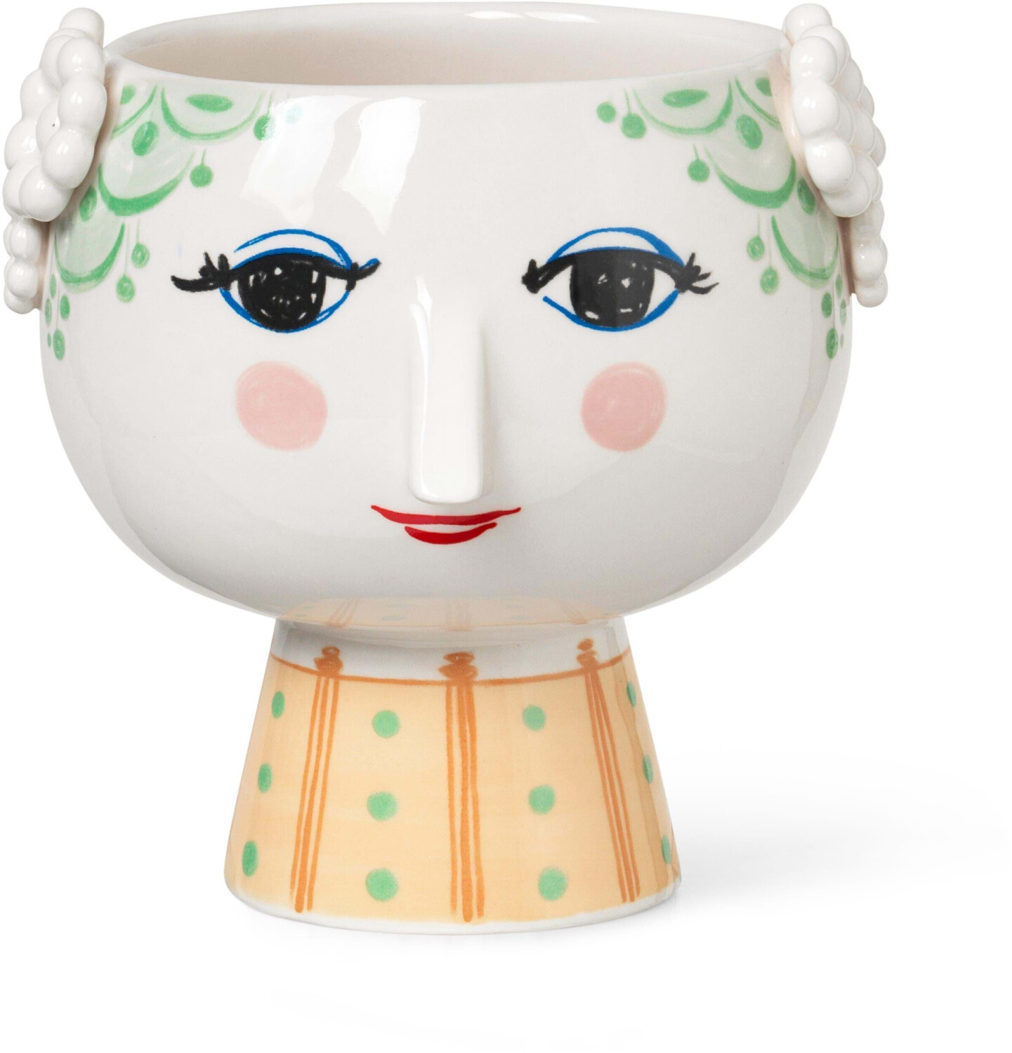 Bjørn Wiinblad Flower Pot Ø 15.5cm green