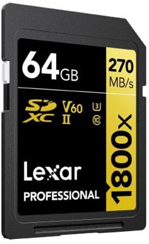 Lexar Professional 1800x SDXC 64 Go
