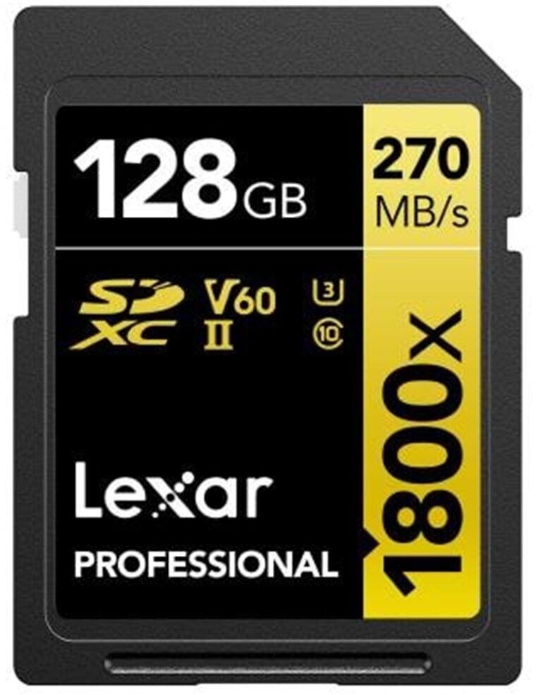 Lexar Professional 1800x SDXC 128 Go