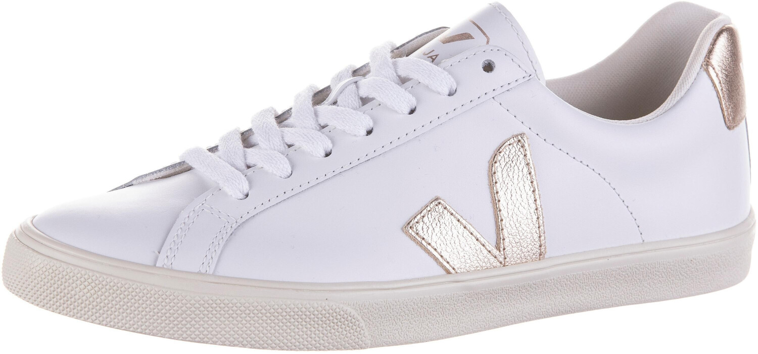 Veja Esplar Leather W white platine au meilleur prix sur idealo