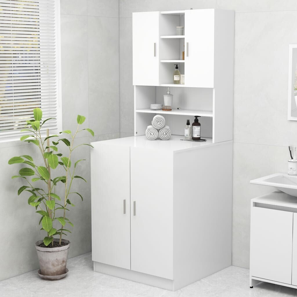 vidaXL Washing machine cabinet (70,5 x 25,5 x 90 cm) white