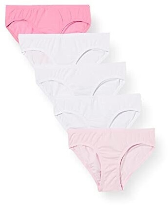 Schiesser 5-Pack Slips Organic Cotton (173271) white/pink