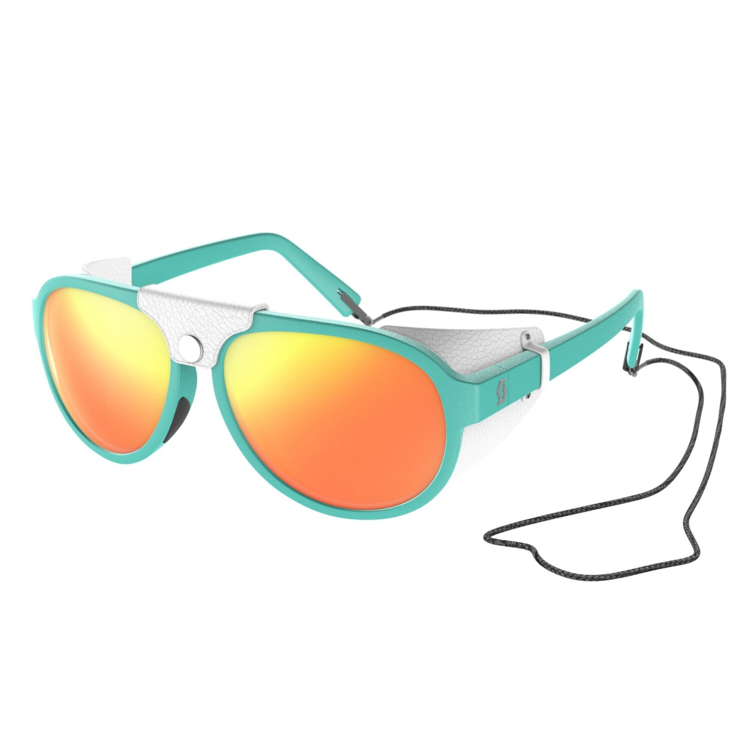 Scott Cervina teal blue-white/red chrome