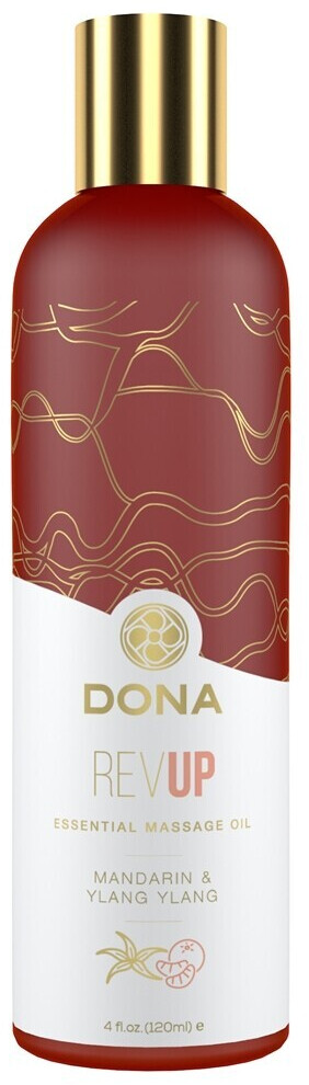 DONA by JO RevUp Huile de massage essentielle Mandarine et Ylang-Ylang (120 ml)