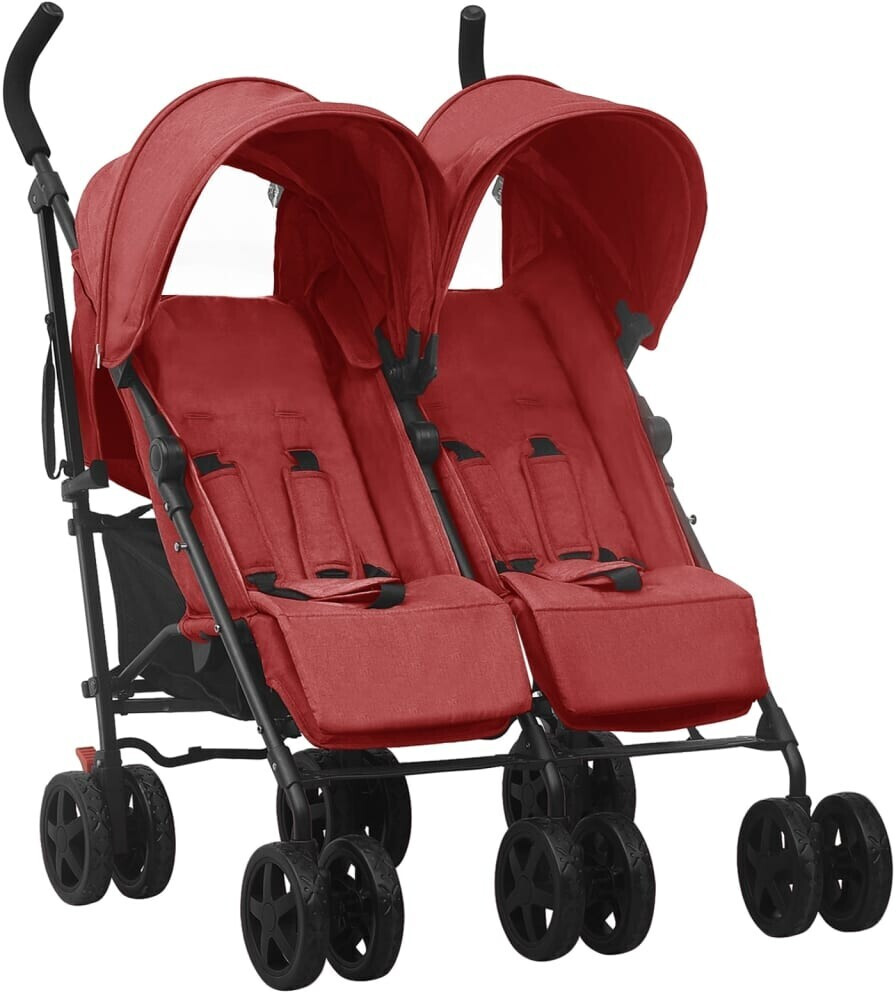 vidaXL Twin Trolley 10239 Red