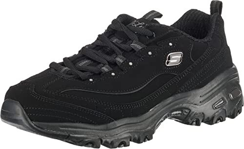 Ladies black skechers size 8 on sale