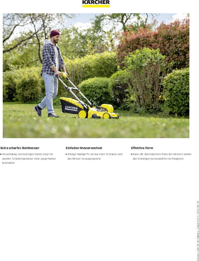 Kärcher Kärcher Ersatzmesser schwarz/silber (2.444-012.0) - back view