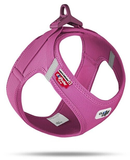 Curli Vest Harness Clasp Air-Mesh L Fuchsia