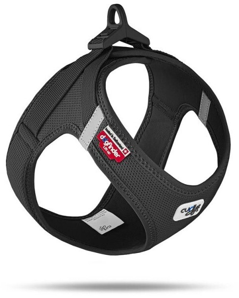 Curli Vest Harness Clasp Air-Mesh XL Black