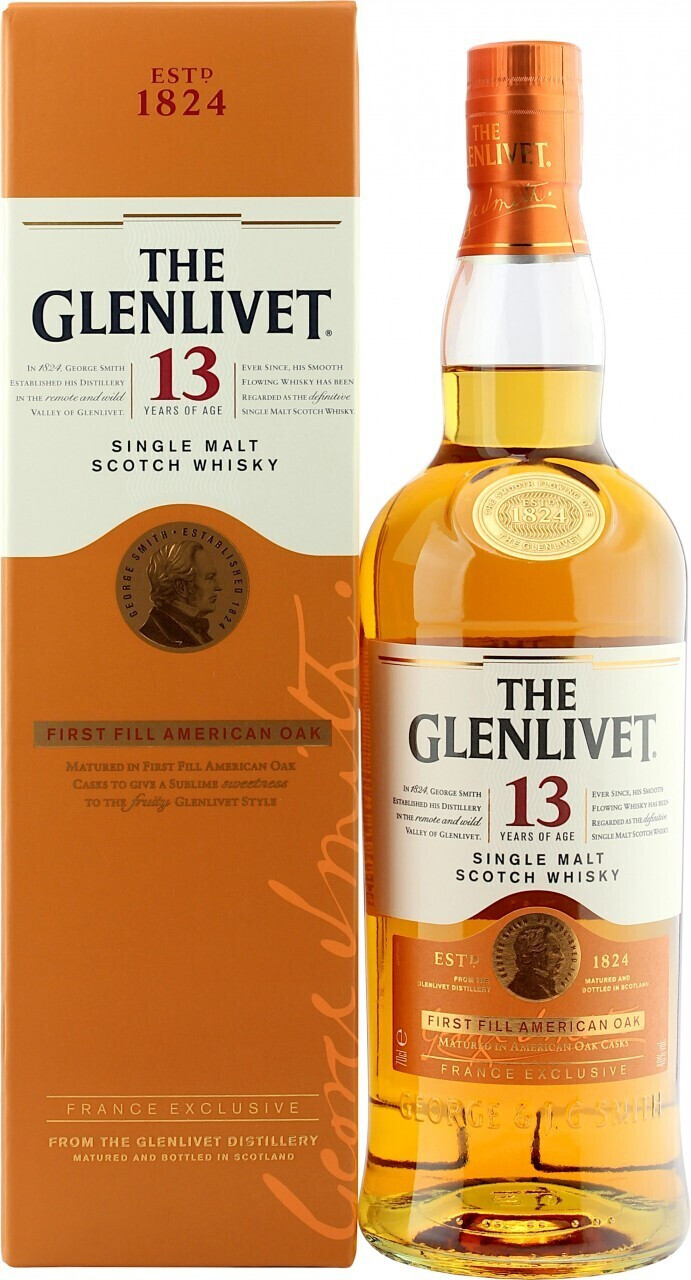 The Glenlivet 13 Years First Fill American Oak 0,7l 40%