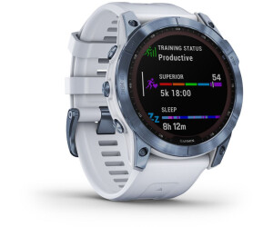Garmin Fénix 7 Solar Reloj Smartwatch 47mm Plata/Negro